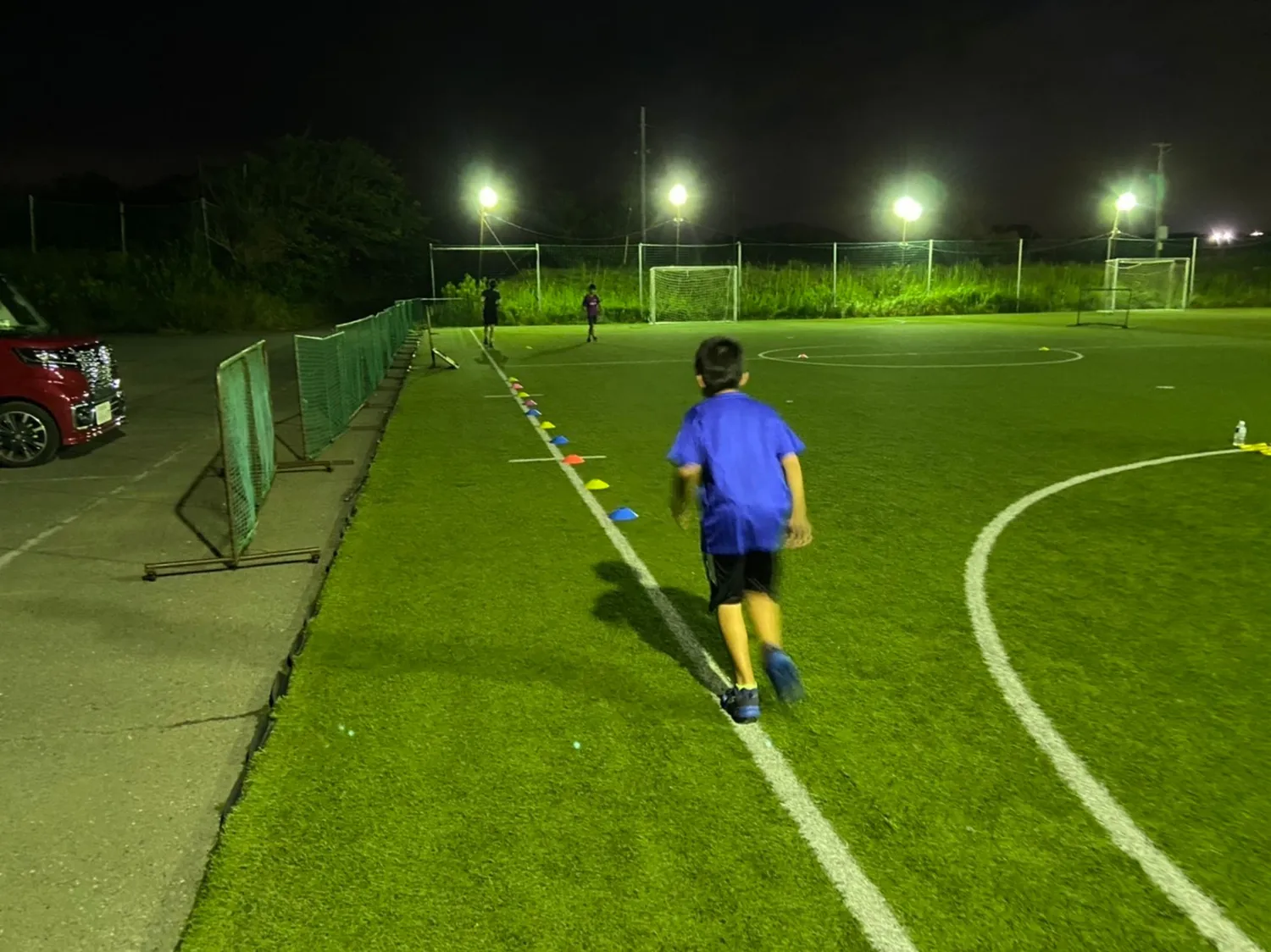 大磯クラス　重心移動と高速ダッシュのトレーニング