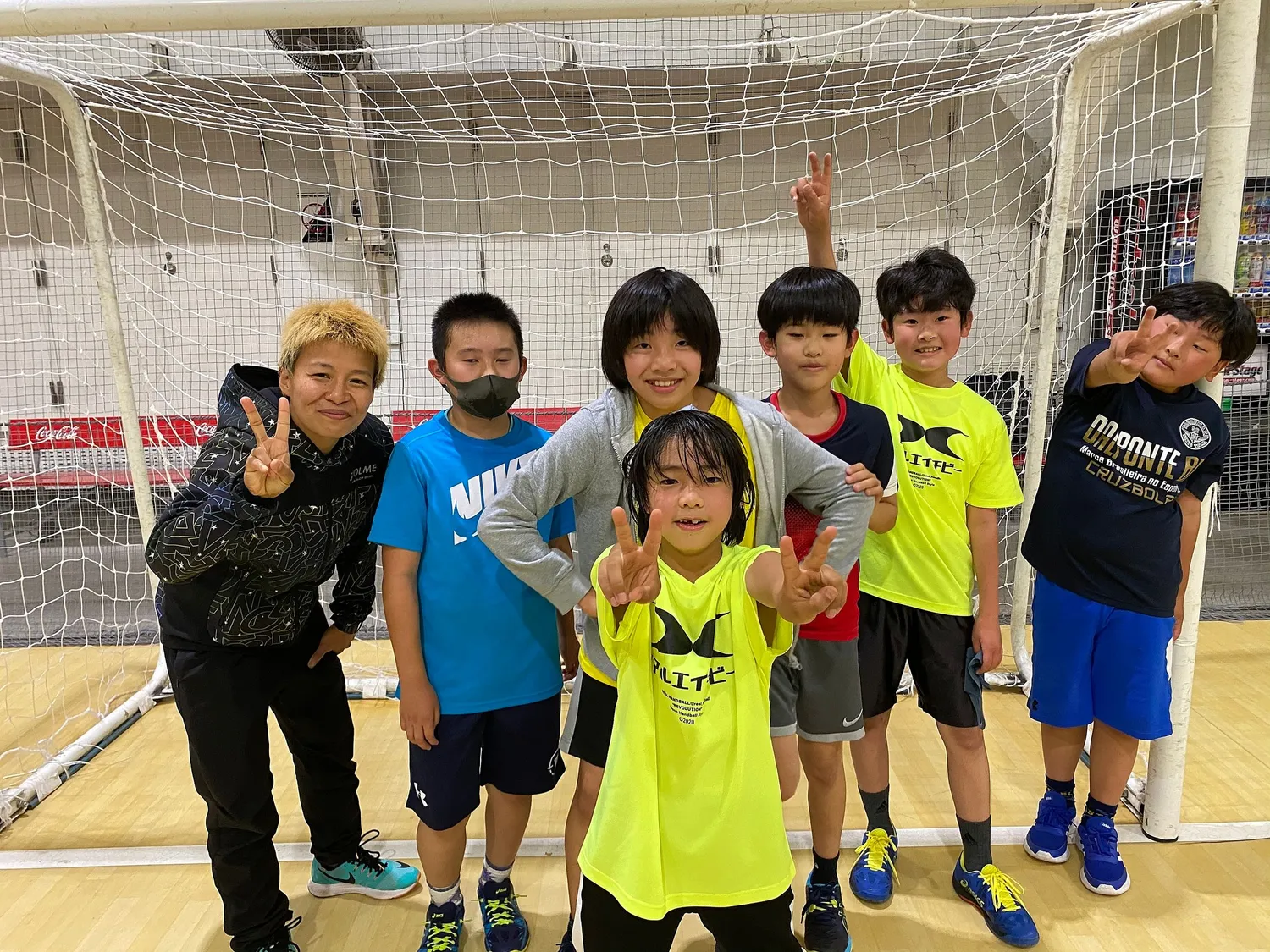 4月21日VIRDSハンドボールアカデミー多摩校トレーニング公開